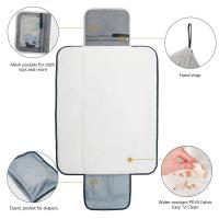 Alfombrilla De Cambio Para Bebé Recién Nacido Plegable Y Resistente Al Agua Multifuncional Portátil Matrícula De Pañales Para Niños Y Niñas De 0 a 12 Meses - details 16