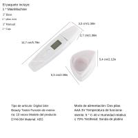 Testador Digital De Piel LCD Analizador De Hidratación Y Aceite Para Cuidado De La Piel Detector De Agente Fluorescente Para Frontal Y Patoleta - details 15