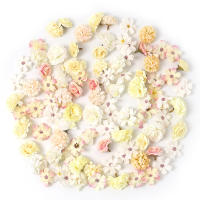 48Pcs Cabezas De Flores Artificiales De Seda Para Decoración De Hogar Fiesta Boda DIY Accesorios De Coronas De Flores Fake Para Decoración De Habitaciones - details 11