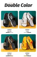 Nuevos Pantuflas Hombre Verano Deportes Exterior Antideslizantes Sandalias Casuales Para Parejas Uso Doméstico Baño Flip Flop Para Mujer - details 3
