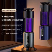 Lámpara Asesina De Mosquitos USB Repelente De Insectos Para Camping Con Timer Y Trampa Para Moscas Y Abejas Electrónica Portátil Para Exteriores - details 1
