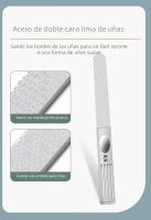 Kit De Manicura Profesional KK 11 En 1 Herramientas De Uñas Incluye Acrílico Cortauñas Tijeras Y Pinzas De Acero Inoxidable Para Cuidado De Manos Y Pies - details 10