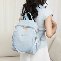 Nueva Mochipa de Tela Oxford with Textura de moda informal, mochila versátil y encilla para Exterior, Bolso de viaje para Mujer - details 18