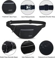Riñonera Long Keeper para Mujer y Hombre, impermeable, ideal para pasar Perros, Corre, senderismo, Con cinturón ajustable para Deporte, Viajes y Actividades al Aire Libre. - details 3