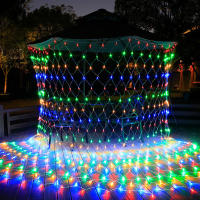 Luz De Encaje LED Para Cortina 3x2m 200led EU 220V Decoración De Jardín Exterior Navidad Boda Fiesta Accesorio De Hogar - details 5