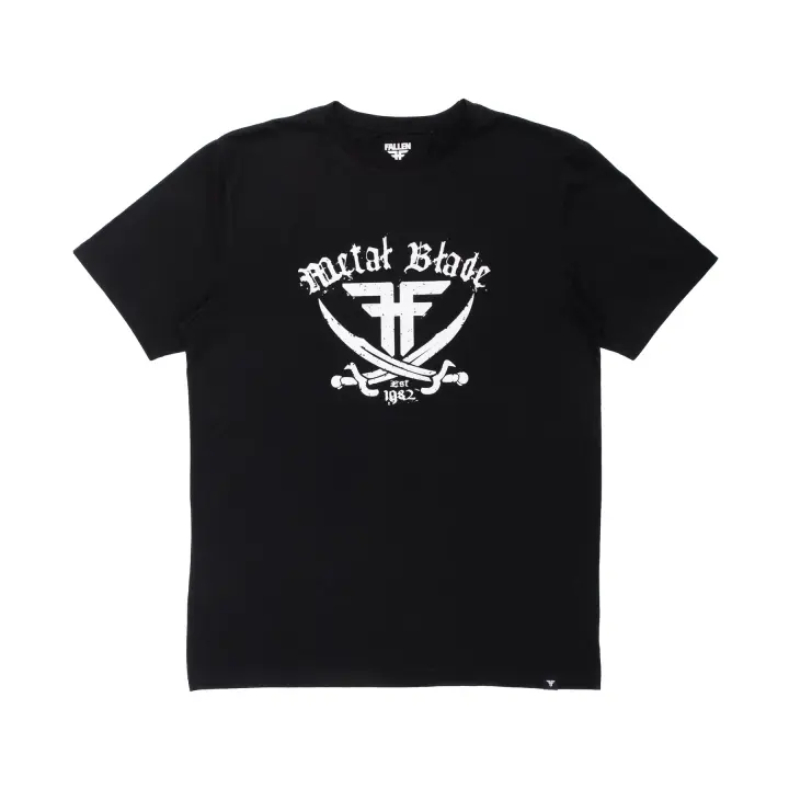 Camiseta Fallen Metal Blade Pirate Black White - 1
