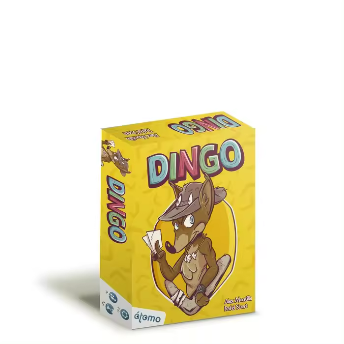 ATOMO JUEGO DE MESA DINGO JUEGOS DE MESA 14x10x2 Cms - Juego de 55 Cartas Portable - Ideal para Viajes - 1