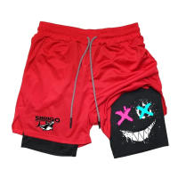 Shorts De Entrenamiento Deportivo Para Hombres Doble Capa Secado Rápido Transpirable Nuevos De Verano Moda Casual Playa Correr - details 10