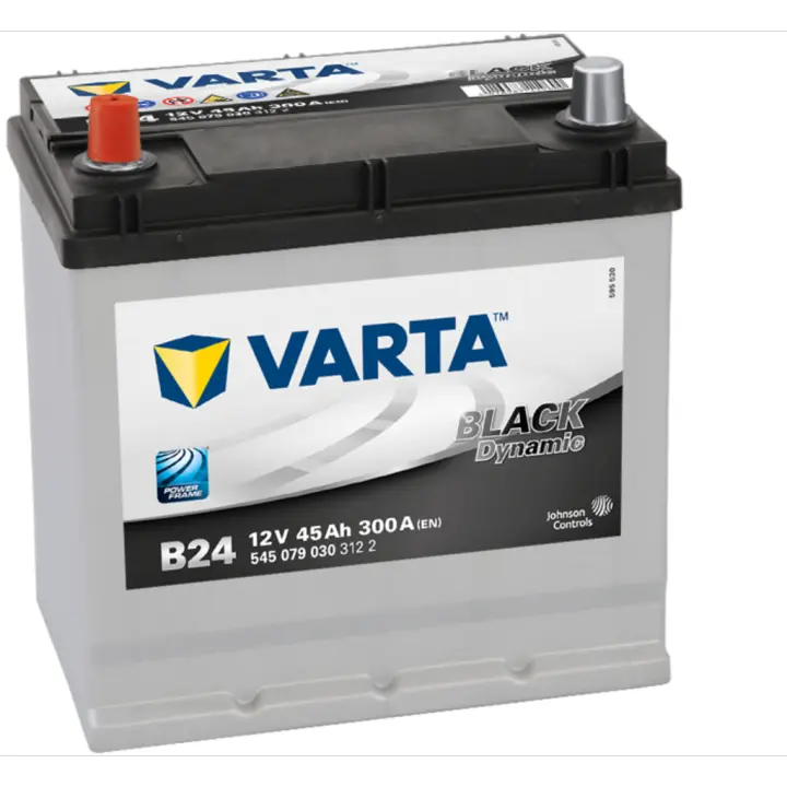 Batería de coche Varta B24 Black Dynamic. 12V - 45Ah/300A (EN) 545 079 030 312 2 Caja E2 - 1