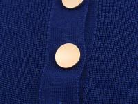 Vestido Elegante Para Mujer TRAFZA De Punto Sólido Con Cuello Redondo Sin Mangas Slim Midi Con Bolsillos Para Oficina Estilo Lady - details 5