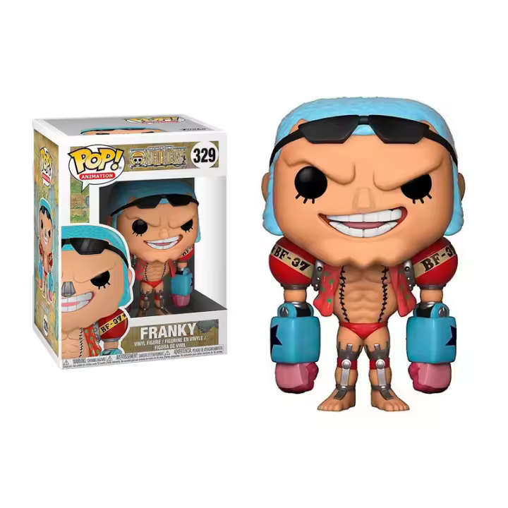 Funko Franky 329  Pop Vinyl One Piece Anime Figura Funko Pop Vinyl - 1