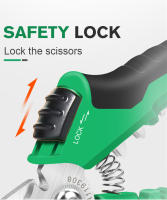 Tijeras Eléctricas LAOA De 8 Pulgadas Con Cuchillas Curvas Y Resorte Ajustable Para Cortar Cable Y Destornillar Herramientas Multifuncionales De Acero Inoxidable Y Plástico - details 9