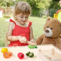 11 PCS Traje Educacional para niños de 1 A 3 años, Vegetarian rebanador, juguetes, comida, y Almacenes Frutas, juguetes, Regalos - details 1