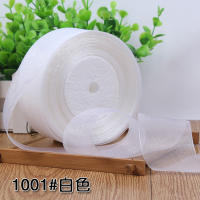 Cintas De Organza Blancas Transparentes Para Regalos Y Decoración De Navidad Y Bodas 12/15/20/25/40mm 50 Yardas - details 6