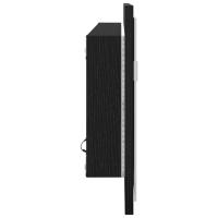 Espejo de baño LED vidaXL Negro Roble 100x8,5x37 cm Madera de ingeniería - details 5