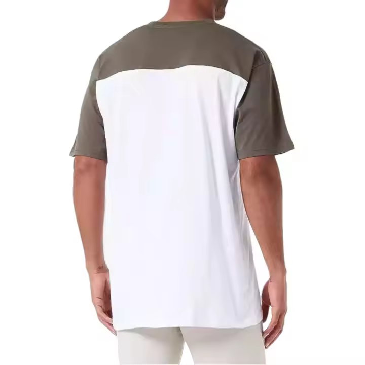 Camiseta Vans Script Crew Block Ss Blanco Verde Grape T Shirt Vn0007G5Qjs1 - 1