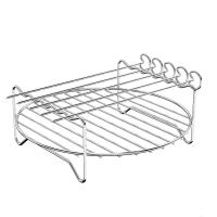 Rack De Acero Inoxidable Para Air Fryer Bandeja Y Soporte De Vapor Herramientas De Cocina Accesorios Para Horno BBQ Asador - details 8