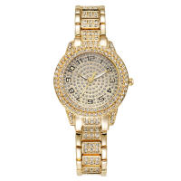 Set De Moda Para Mujer 6 Piezas Reloj Pulsera Con Collar Y Aretes Joyería De Lujo Con Diamantes Regalo De San Valentín - details 11
