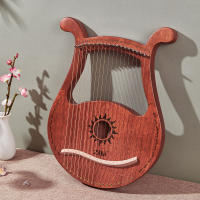 Lyre Harp De 19 Cuerdas De Madera De Caoba Instrumento Musical De Alta Calidad Con Cuerdas De Reserva Para Músicos - details 9