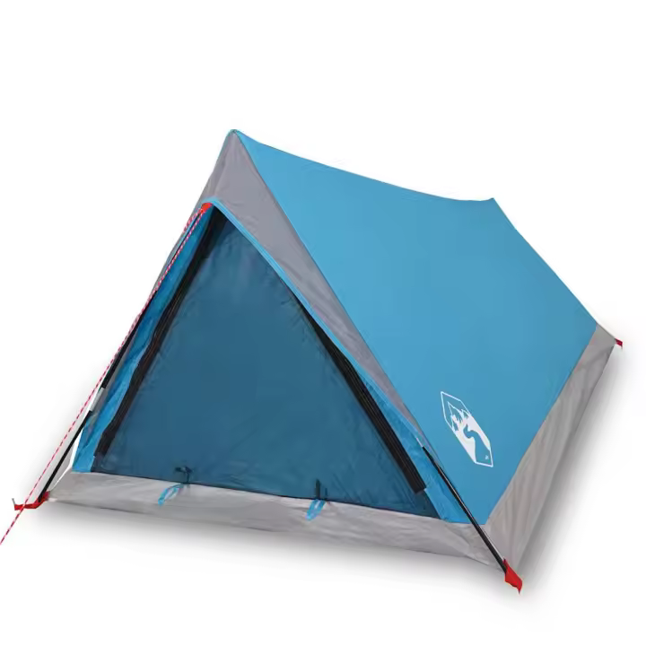 vidaXL Tienda de Campaña para 2 Personas Impermeable Toldo Camping Carpa Color Azul,  Gris y naranja,  Verde y mas - 1