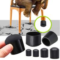 16Pcs Tapas De Pies De Muebles En Silicona Negro/Transparente Antideslizante Protector De Piso Reducción De Ruido Cubiertas De Final - details 1