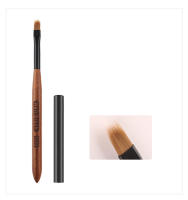 Pincel De Arte Para Uñas Con Mango De Madera Redondo Ombre 1Pc Pincel De Gel UV Polvo De Acrílico Dibujo De Uñas Con Color Gradiente - details 1