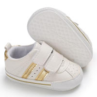 Zapatillas Deportivas Clásicas Para Bebés Con Estampado De Rayas Antideslizantes Material Suave Y Cómodo Suela De Terciopelo Unisex Para Niños Y Niñas Zapatos De Primeros Pasos - details 15