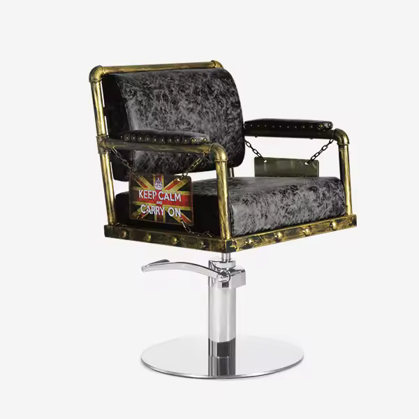 Perfect Beauty ZZMen Cenit Black Sillón Pie Redondo - Sillón de Barbero Color Negro - 1