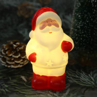 Lámpara De Noche LED Navideña Con Santa Claus Y Payaso De Navidad Para Decoración De Habitaciones Infantiles Luz De Navidad De Mesa Incluye Batería - details 8