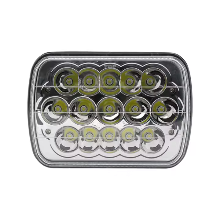 Faros LED 5x7" 7x6" H6054 H5054 Para Jeep Wrangler YJ Cherokee XJ Comanche MJ Savana S10 Blazer Express Van Instalación Directa Compatible Con Varios Modelos De Jeep - 1