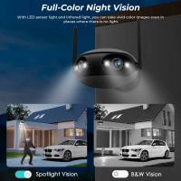 Cámara IP BESDER 8MP Wifi 4K 180 Panorámica Al Aire Libre Con Audio Bidireccional CCTV Inalámbrico IR Vigilancia Doméstica - details 14