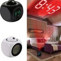 Reloj De Alarma Digital Multifuncional Con Proyección Y Pantalla De Techo Reloj De Mesa Con Función Snooze Y Mostrador De Temperatura - details 1