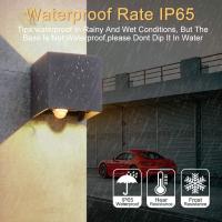 Lámpara de pared LED con sensor de movimiento, ángulo de haz ajustable, 12 W, luz blanca cálida - details 2