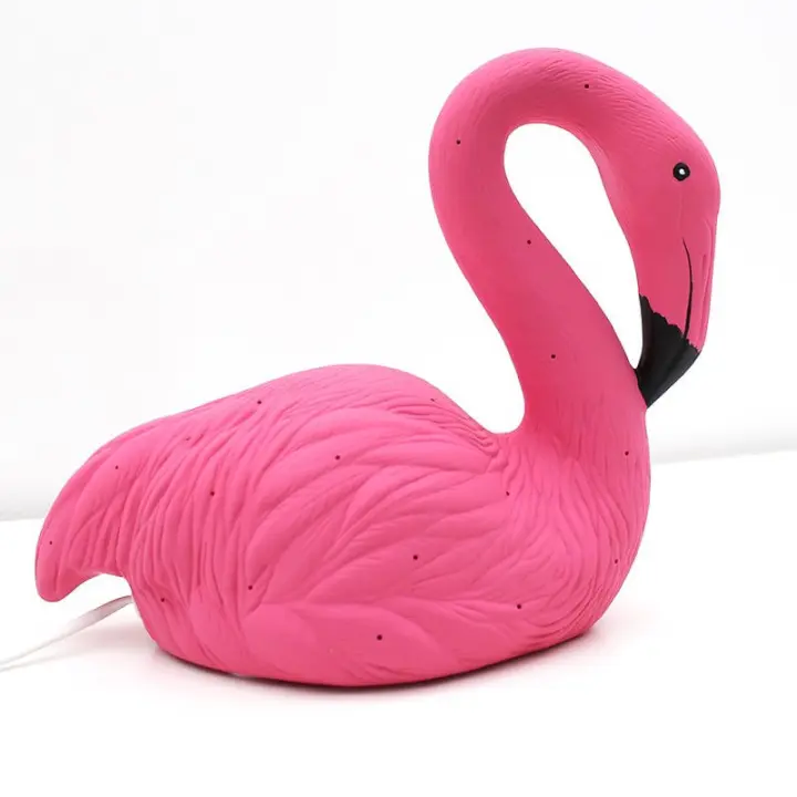 Sklum Lámpara de Sobremesa Flamingo Fucsia 25x17x15 Cm - Diseño Moderno - 1