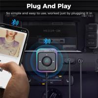 Adaptador Bluetooth 5,3 para coche, receptor inalámbrico con doble micrófono ENC, cancelación de ruido, 3,5mm, AUX, Audio - details 1