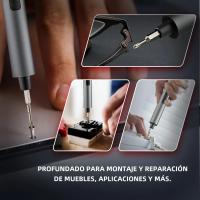 Set De Destornilladores Eléctricos De Precisión 75 En 1 3.7V Con Luz LED Y 71 Piezas De Destornilladores Magnéticos Herramientas Profesionales Para Reparación DIY - details 6