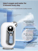 Spray De Hidratación Facial Mist Airbrush Profundo Limpiador Oxygenador Inyector Sin Cable Compresor De Pincel Multiusos Para Belleza - details 6