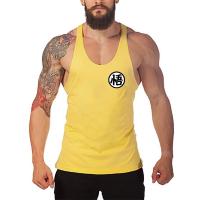 Top De Tanque Para Hombres Profesional Para Bodybuilding Estampado De Logo De Anime Japonés Y Wu Font Prenda De Gimnasio Con Dorsal Y Estilo Fitness Ropa De Verano Muscular Sin Capucha - details 8