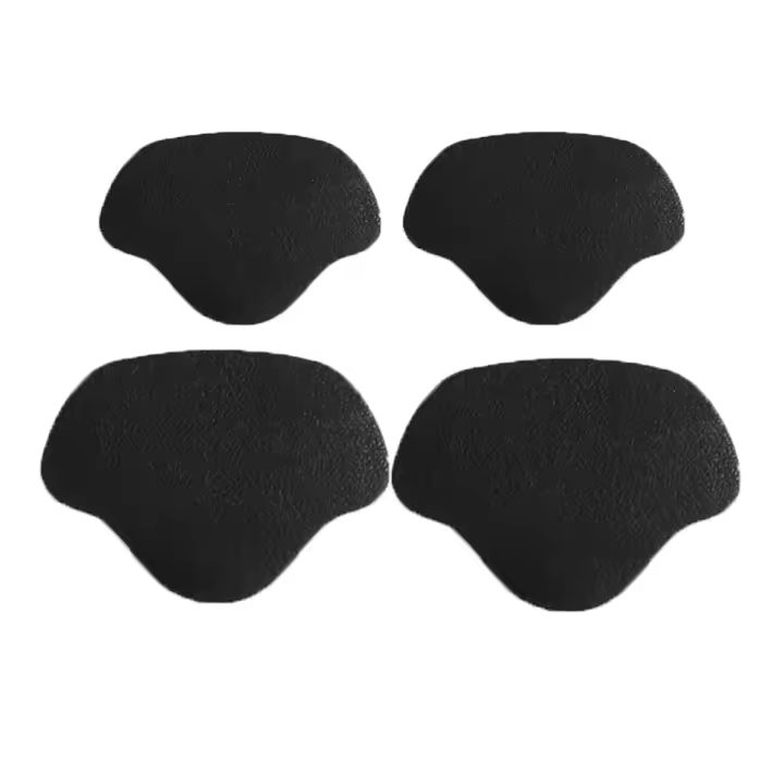Protectores de talón/parches de reparación para reparación de calzado 4 piezas Negro - 1