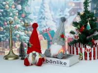AlliLit 2024 Decoración De Navidad LED Gnome Sequinias Sin Cara Lámpara Nocturna Para El Hogar Adorno De Árbol De Navidad Regalo - details 0