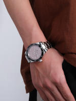 Reloj De Pulsera Para Hombre En Acero Inoxidable Calendario Estilo Business Moda Deportiva Regalo Para Fiestas Movimiento Cuarzo - details 15