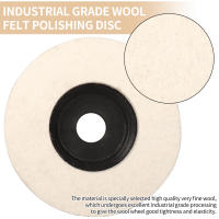Rueda De Polishing De Lana De 4 Pulgadas Para Metal Mármol Vidrio Cerámica Felt Polishing Pad Disc Para Grindera Angulo - details 2