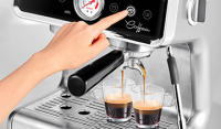 Polti Coffea G50S cafetera espresso con molinillo de café integrado y panel de control táctil, 30 niveles de molido y porta filtro profesional de 58 mm de diámetro: elige tu propio nivel de molido y prepara capuchinos y macchiatos de forma profesional. - details 4