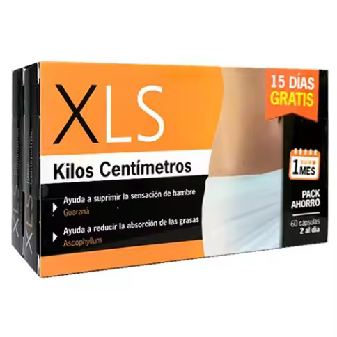 XLS Medical Pack Duplo Xls Kilos Centimetros 30+30 Cápsulas - 1