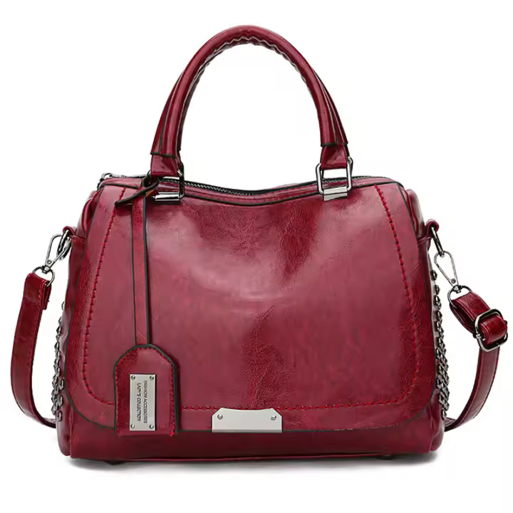 Cuero PU vintage para mujer, bolso bandolera Rehes, diseñador, lujo, con almohada - 1