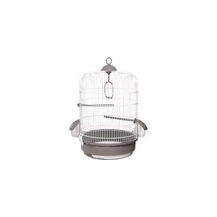 Jaula Pajaro 716 Blanca Gris - 1