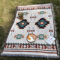 Carpet Bohemio Para Picnic Alfombra De Playa Portátil Para Camping Y Uso Doméstico Tapete De Sofá Tejido Poliéster 100% - details 0