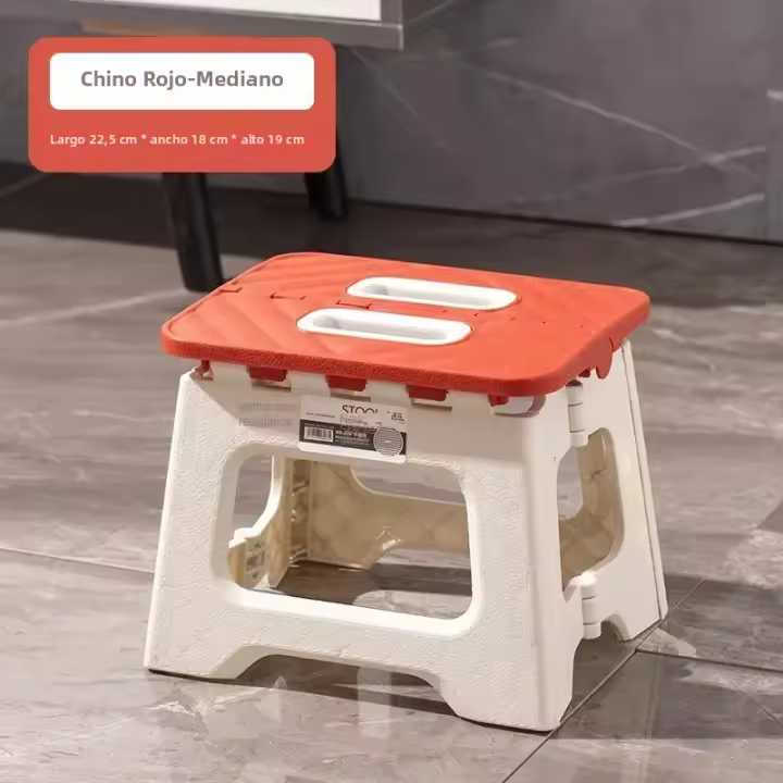 Taburete Plegable Para Exteriores Portátil De Plástico Pequeño Para Camping Pesca Y Niños Regalo De Banqueta Moderno Estilo Europeo Y Americano - 1