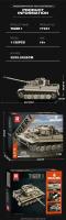 Bloques De Construcción Serie World of Tanks Tiger TOG2 M4 Sherman Tanque Blindado Pesado Para Niños Juguetes Educativos Regalo De Cumpleaños Y Navidad - details 14