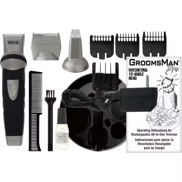 WAHL AFEITADORA CORPORAL + BARBA CON-SIN CABLE GROOMSMAN BODY - 1